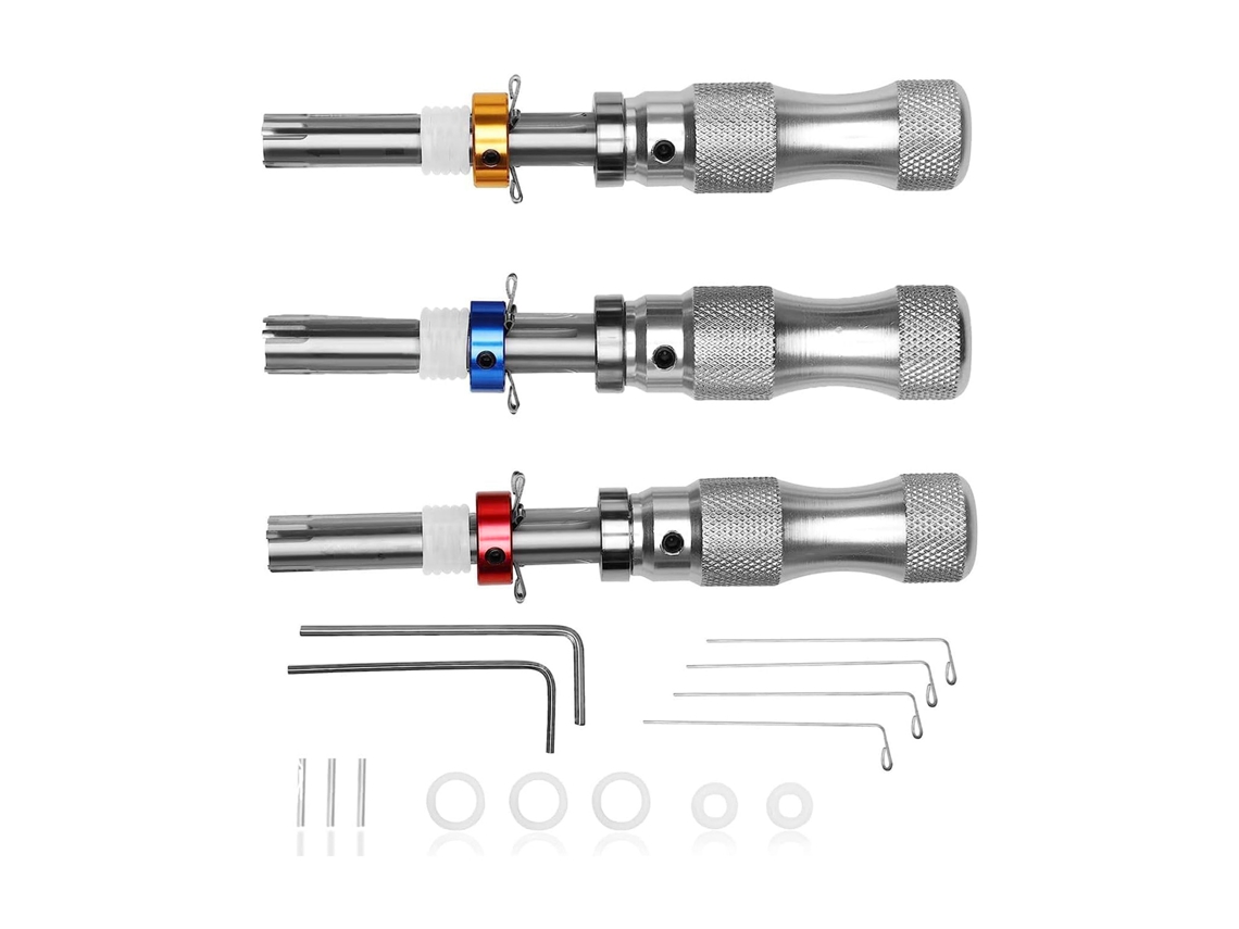 Conjunto de Chaves tubulares em aço inox com caixa | S/MARCA