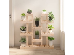 Vidaxl Suporte Para Plantas 104,5x25x109,5 Cm Pinho Maciço