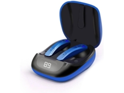 Auriculares Bluetooth True Wireless (in Ear - Microfone - Noise Cancelling - Azul)