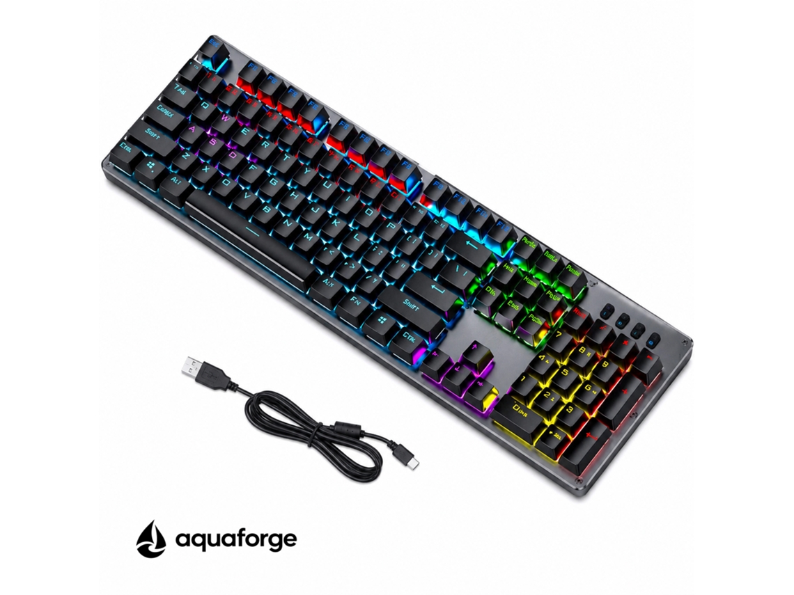 Teclado Mecânico Rgb 104 Teclas