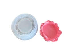Molde De Silicone Transparente E Versátil Em Formato De Flor, Ideal Para Confeitaria, Gelo, Sabonetes E Outras Preparações. Multicolorido.