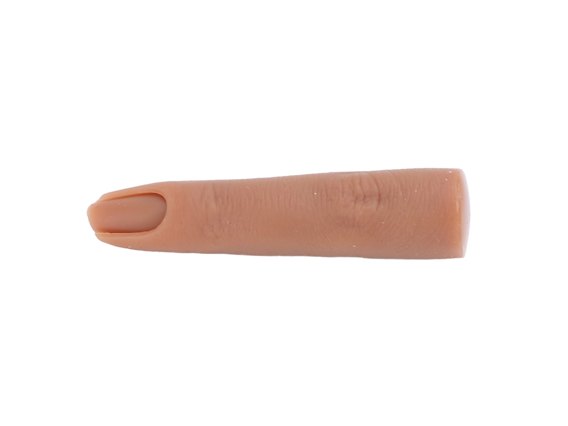 Modelo De Dedo De Silicona Blando Ajustable Para Práctica De Uñas Y Tatuajes 5