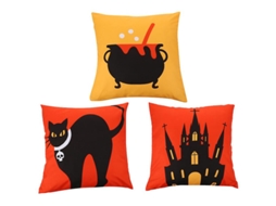 3 Peças De Fronha De Halloween Para Decoração De Halloween Allinless