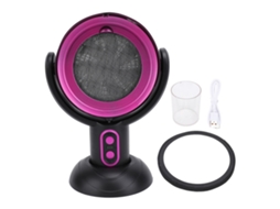 Capuz extractor portátil de mesa, recarregável, com íons negativos, 2 velocidades, filtro removível, roxo S/MARCA