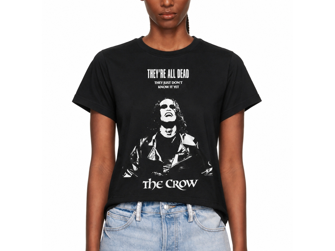 Rockinstone The Crow Movie Theyre All Dead Black Adult T-shirt Size:m