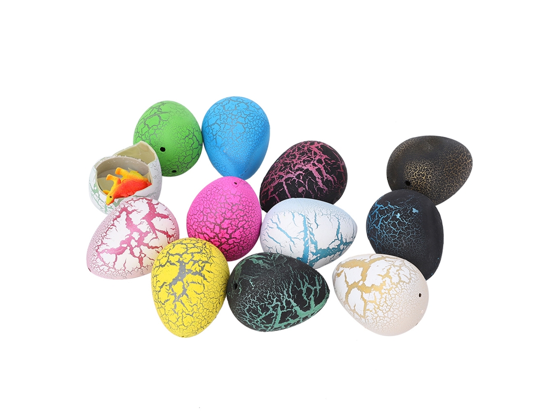 Mali 12pcs Ovos de Dinossauros Crescem Brinquedo Educativo Presente para Crianças 12 Cores