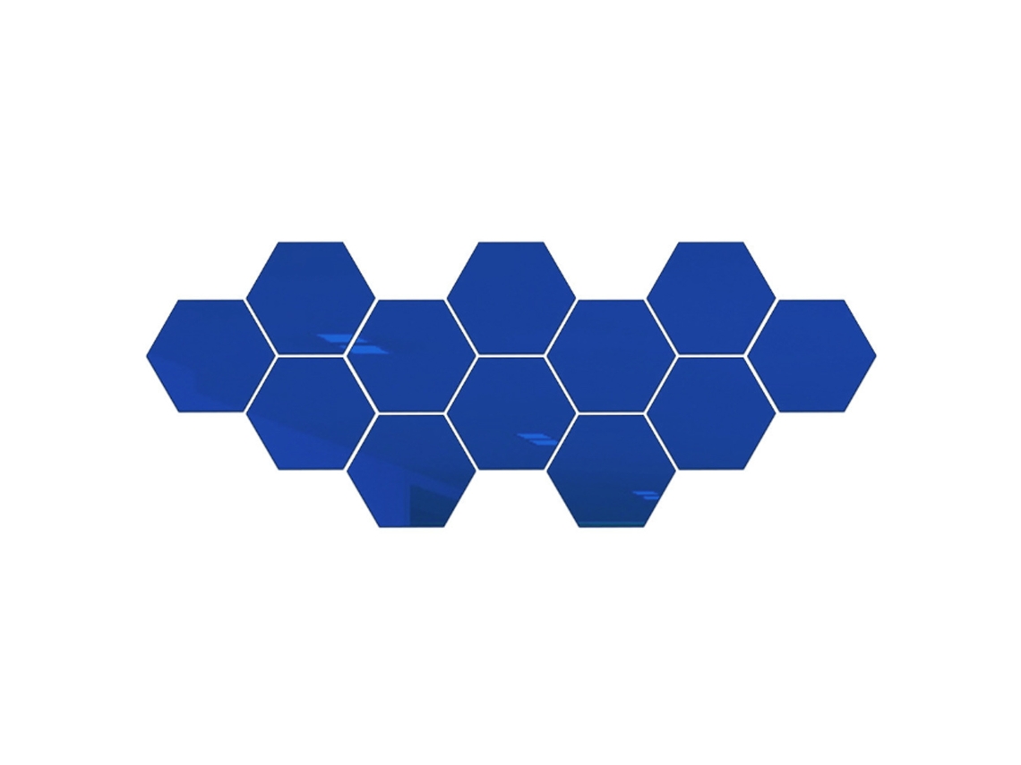 Papel De Parede Autocolante Espelhado Hexagonal Decoração Adesivo Espelho Corpo Inteiro Para Casa