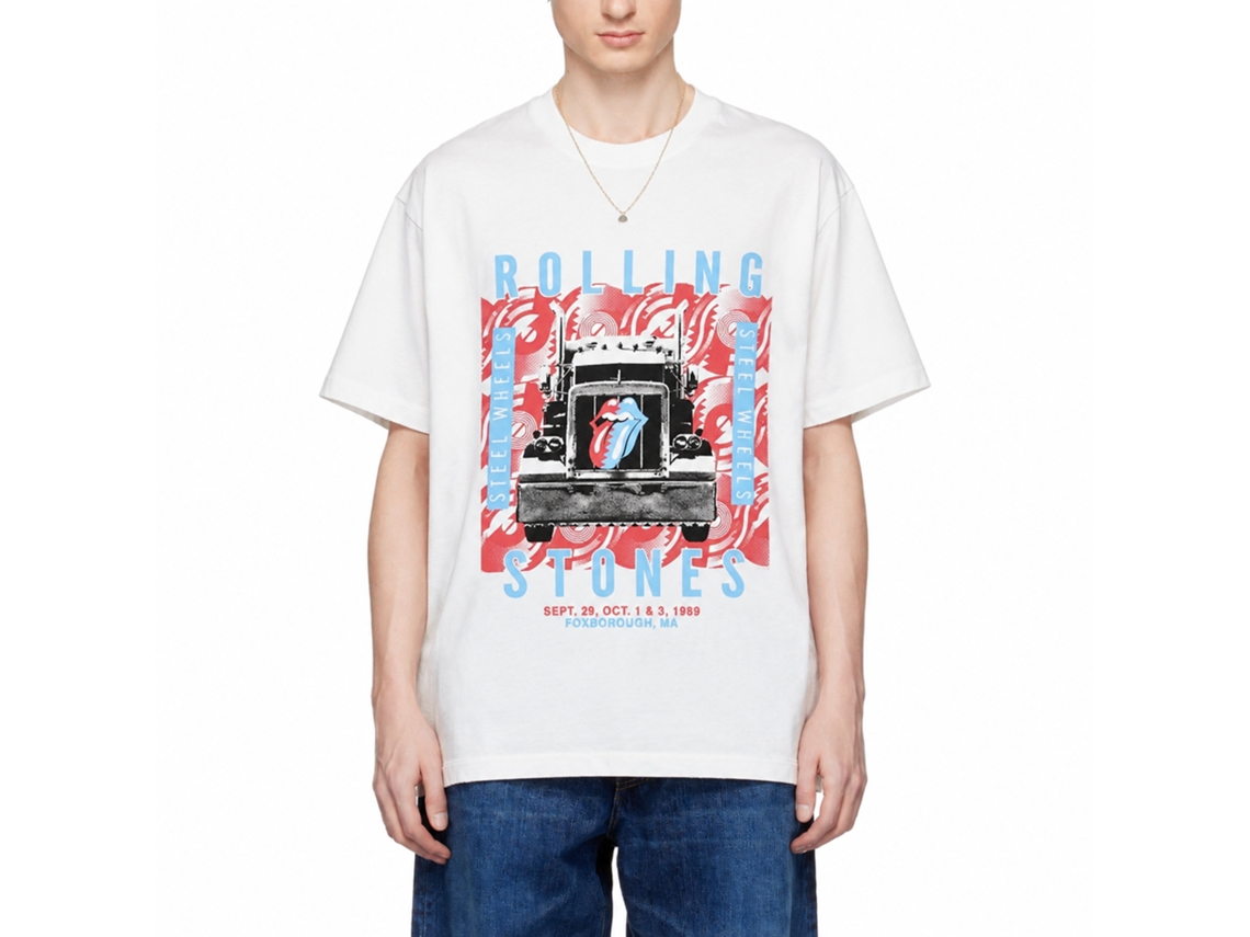 The Rolling Stones Steel Wheels T-shirt 2 Unisex Adults Size:s