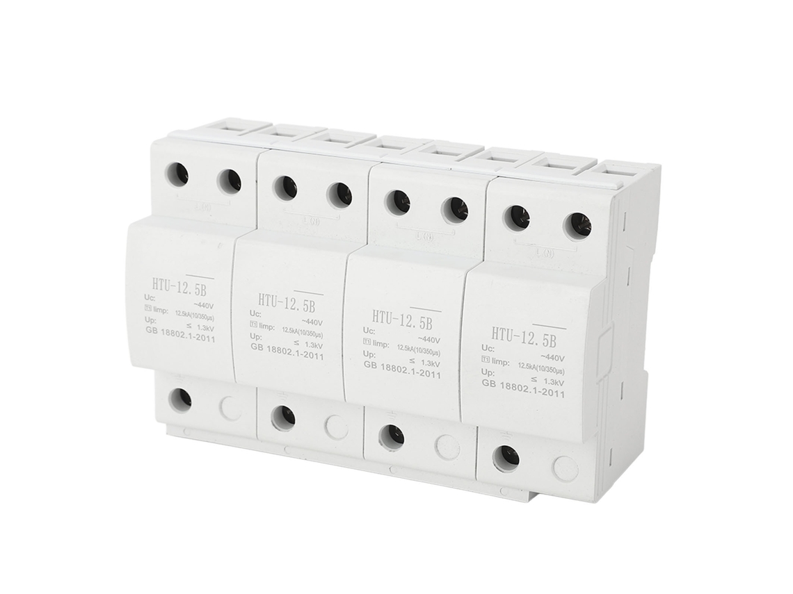 DISPOSITIVO de Proteção contra Sobrecargas PV AC 4P 12.5KA 440VAC Protector de Olas S/MARCA