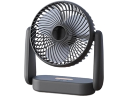 Ventilador De Mesa Portátil - Resfriamento Parede Recarregável Via
