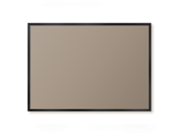 Quadro de vidro magnético marrom acinzentado para o hall Espelharte (70x50 cm)