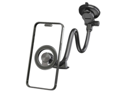 Lurelia Suporte Para Telemóvel De Carro Com Ventosa Flexível Braço Longo Pescoço De Ganso Braçadeira Mãos-livres Magnético
