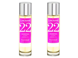 Conjunto de 2 Perfumes CARAVAN para Mulher Nº22 150Ml