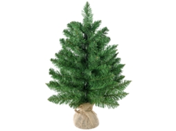 Árvore de Natal Pvc, 100%linen, Cement Cor Green Ø44x60 cm Homcom
