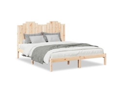 Cama Extra Longa Madeira Maciça MAISON EXCLUSIVE (140x210 cm)