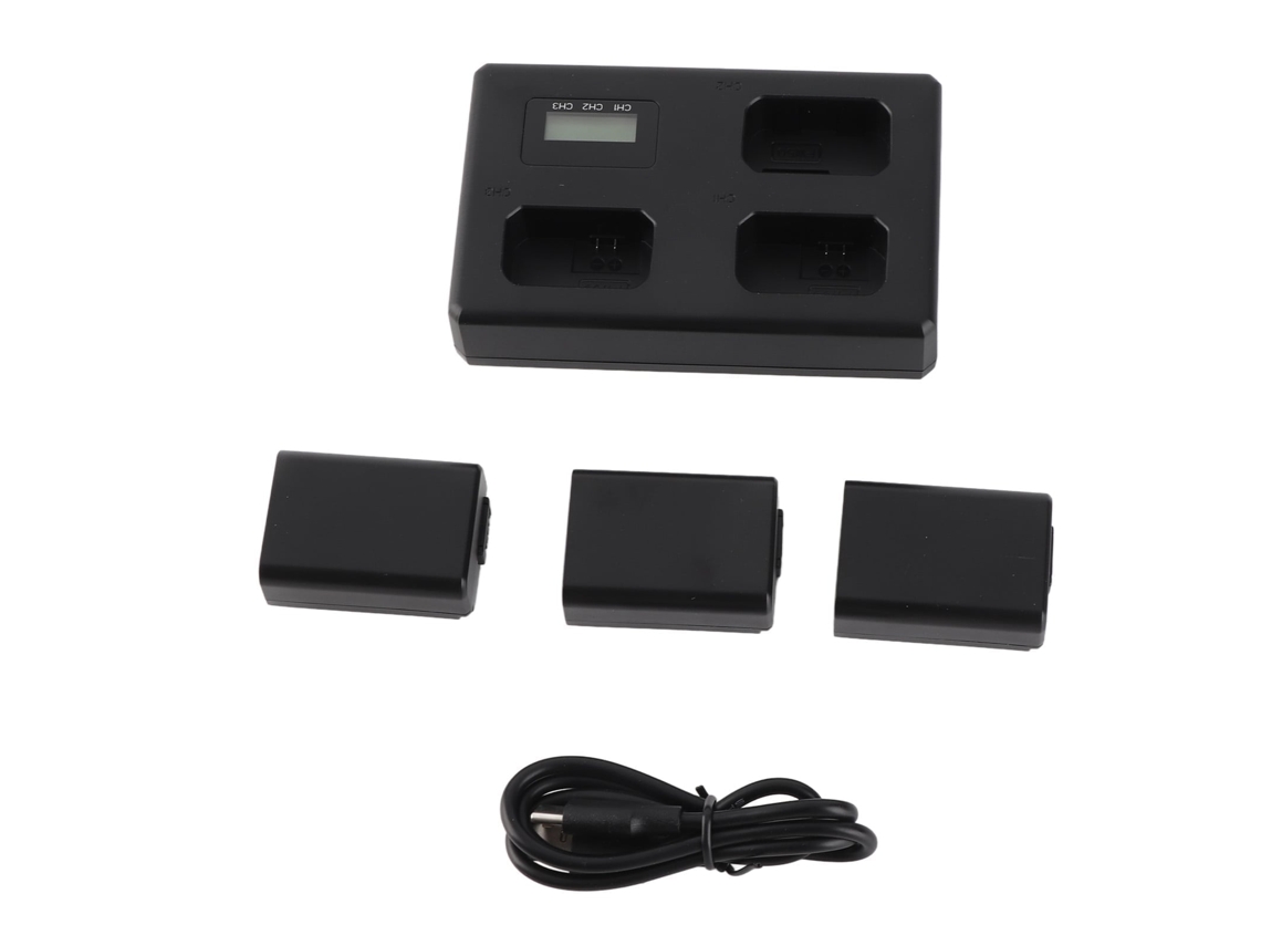 2026 cargador de Bateria Np fw50, Cargador Usb para Bateria Np fw50 Compatible com Câmeras Sony