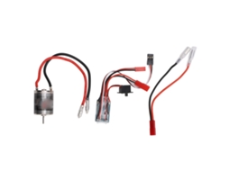Combo Motor Esc De Escova Rc Aço Inoxidável 31t 30a Com Cabo Jst Fêmea Para 4.0mm Fêmea