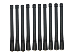 10 X Antena Vhf Para Rádios Motorola Walkie Talkies Gp88 Gp88s Gp328 Gp338 Gp338 Plus 6 Polegadas 136 174 Mhz C025 Brilvibera (15 Cm)