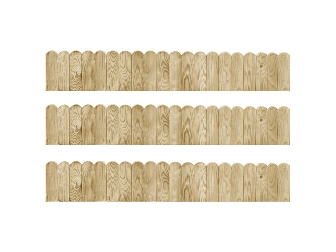 Border Roll, Border Rolls Vidaxl Marrom Madeira De Pinho Impregnada (n/a)