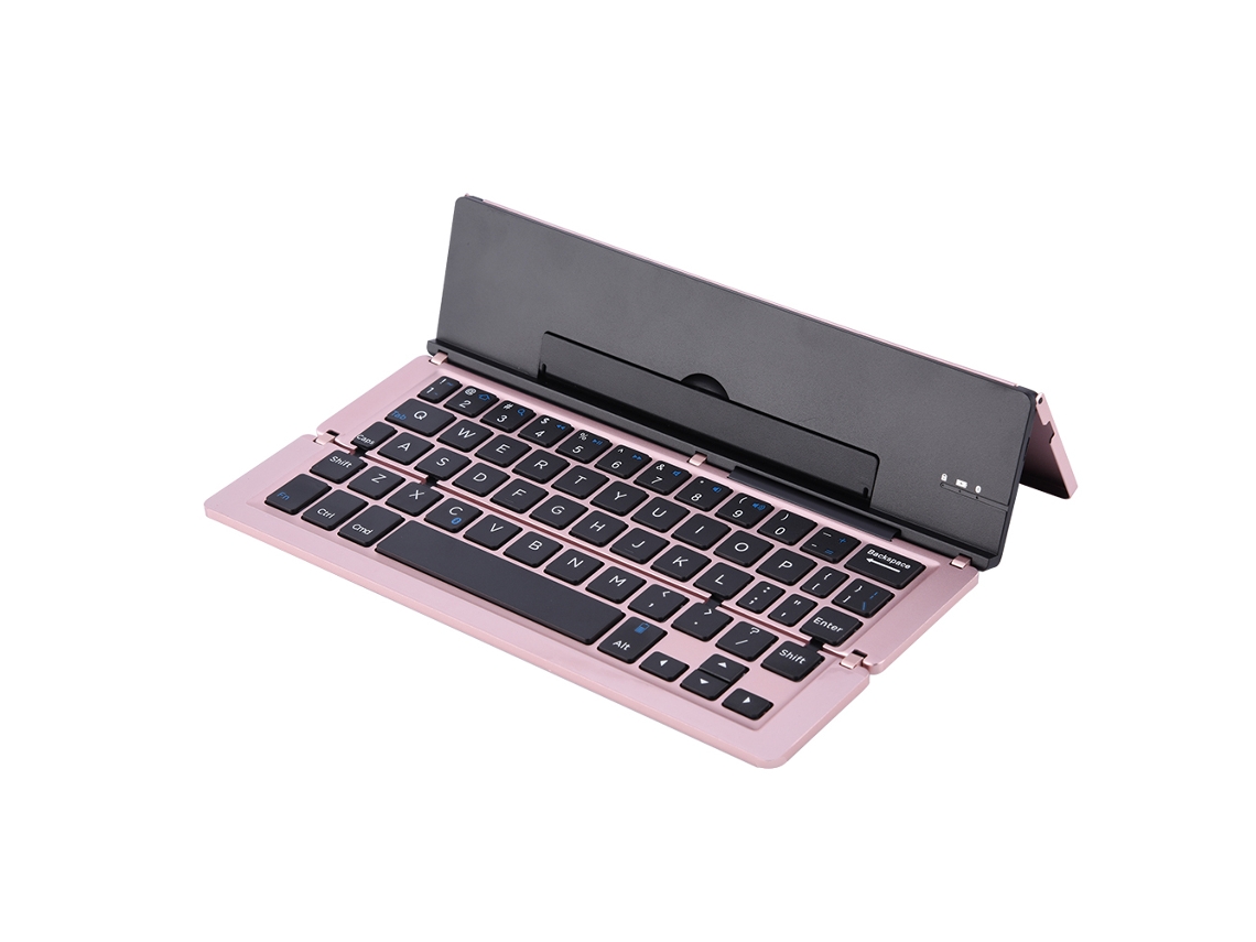 Teclado (portátil Sem Fio Bluetooth De Três Dobras)