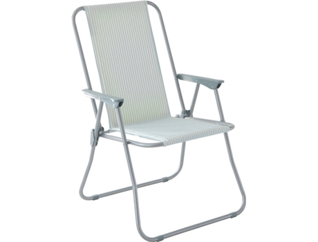 Cadeira  6344773 Cinzento (Tubo de Metal e Lona - 85 x 56 x 60 cm)