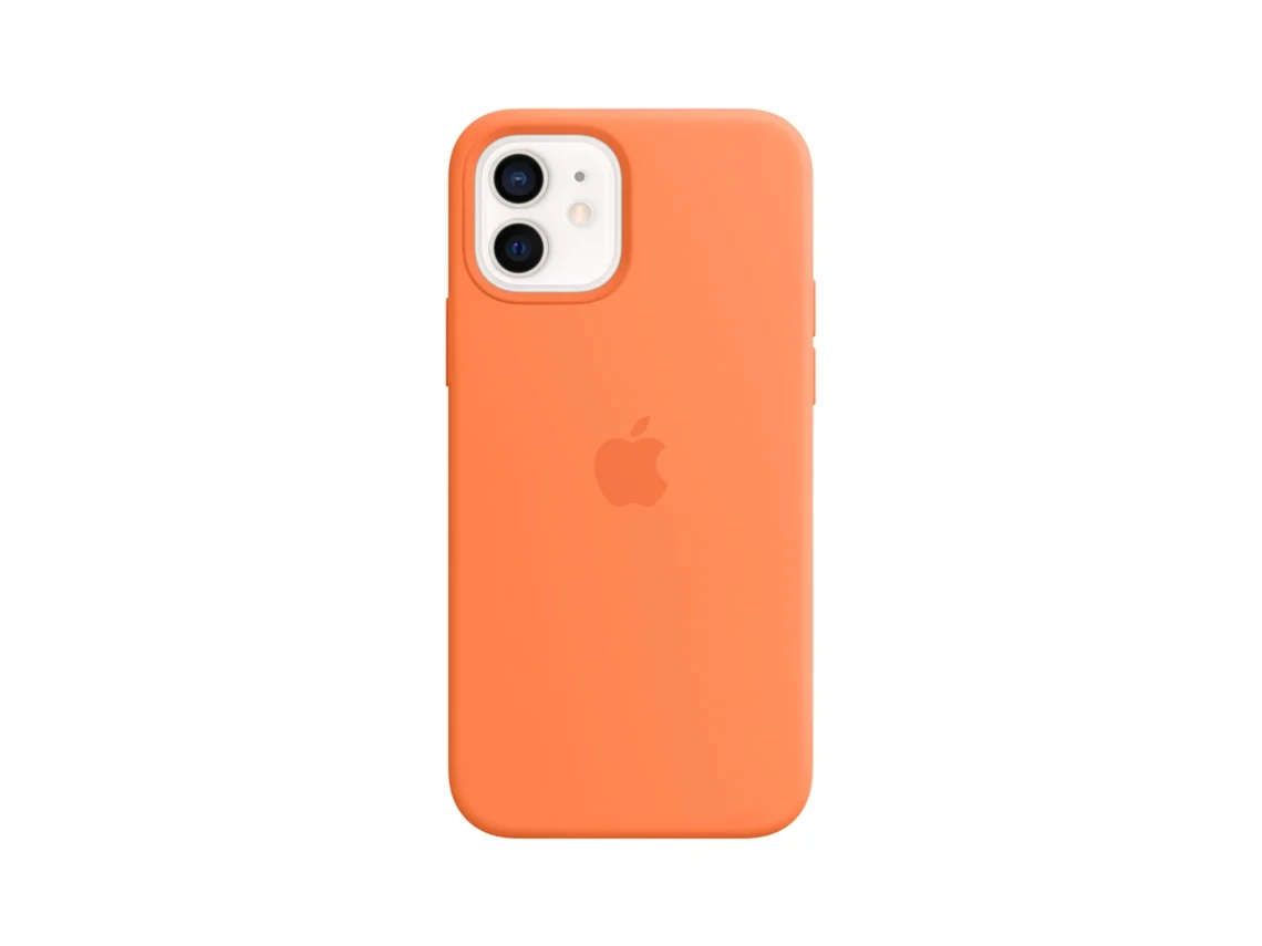 Capa MagSafe iPhone 12, 12 Pro APPLE Silicone Kumquat