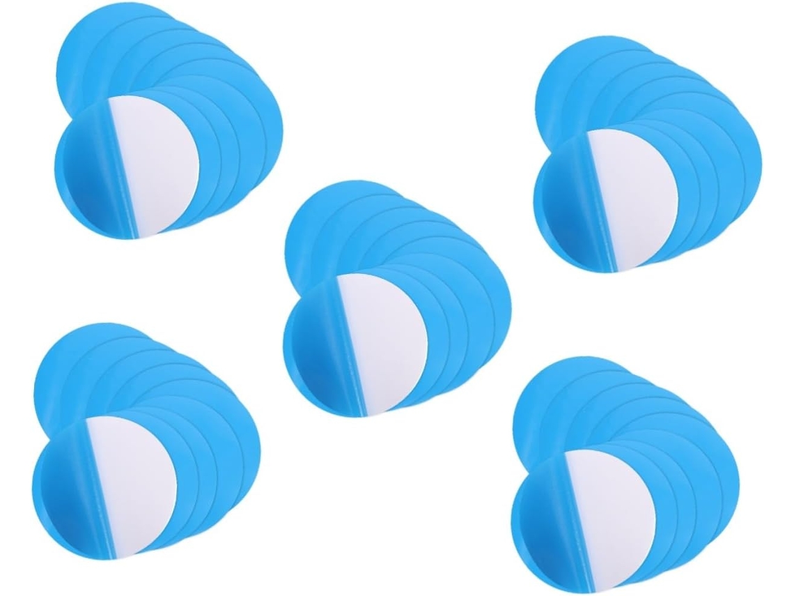 Inoomp 50 Peças de Remendos Autoadesivos para Reparo de Barcos Infláveis, Boias e Brinquedos de Pvc Solução Eficaz CHABERLU
