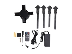 Ventilador Holograma 3d 18.11 Polegadas 4 Lâminas Wifi Plug Eu