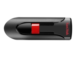 Pen USB SANDISK Cruzer Glide (32 GB - USB 2.0 - Preto e Vermelho)