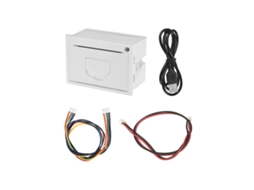 Impressora Térmica Mini 58mm Goojprt Qr204 Rs232+usb Impressão Rápida 50-85mm/s Para Restaurante Pos