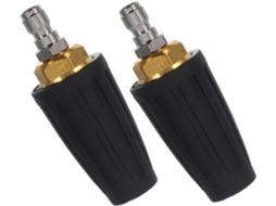 Conjunto de 2 Bicos Turbo Rotativos com Conexão Rápida Psi para Lavadoras de Alta Pressão, Proporcionando Limpeza Potente. SFUSHOS