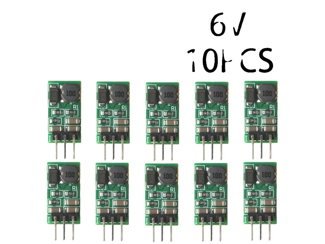 Módulo Conversor Dc-dc Step-down, Tensão Ajustável, Saída De 1a, 6v 10pcs