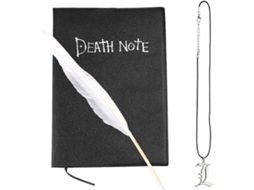 Caderno Tema Anime, Com Colar E Pena