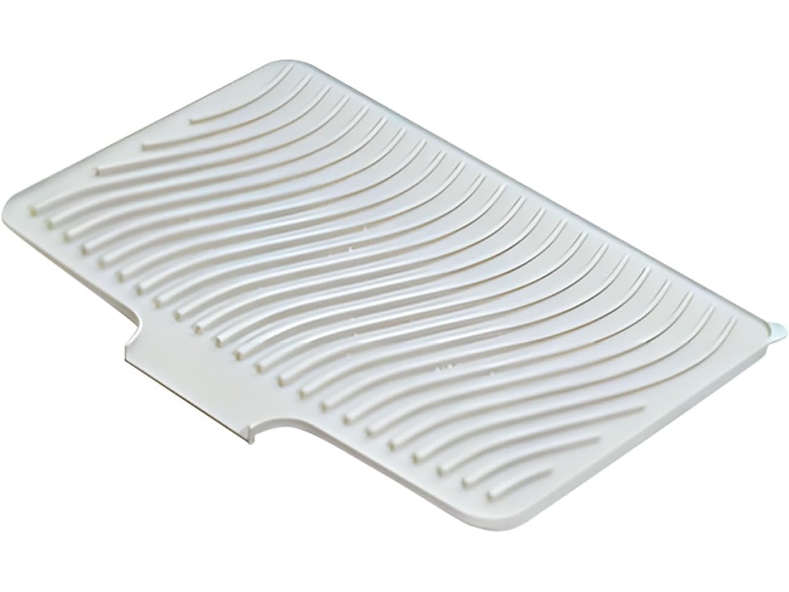 Tapete Flexível Para Pia De Cozinha, Feito De Silicone Qualidade Alimentar, Ideal Para Utensílios E Pratos, Fácil De