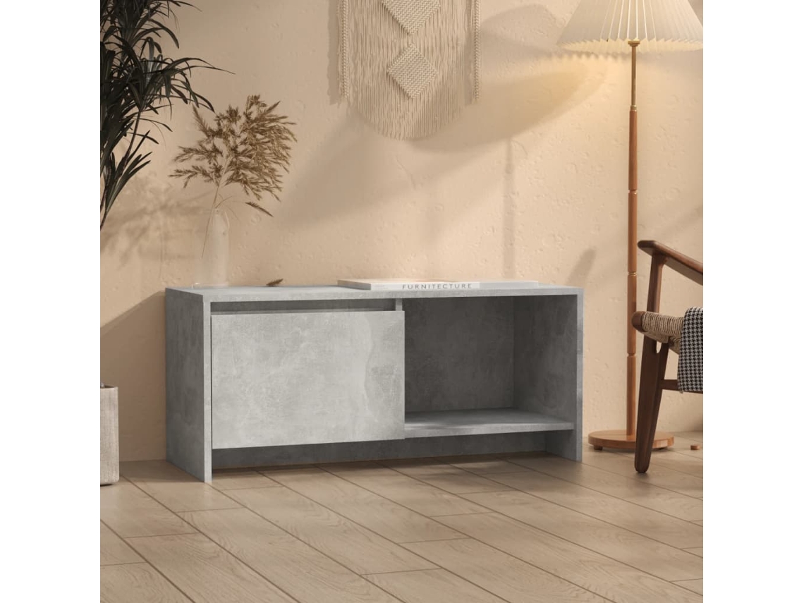Vidaxl Móvel de Tv 90x35x40 Cm Derivados de Madeira Cinza cimento