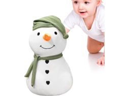 Estátua de boneco de neve de pelúcia | Estátua de boneco de neve de pelúcia | Estátua de pelúcia fofinha da Gokoco