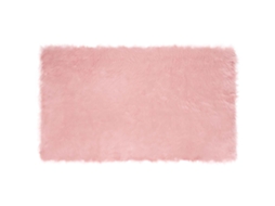 Conjunto 1 Tapete Vidaxl Rosa Poliéster (100 X 200 Cm)