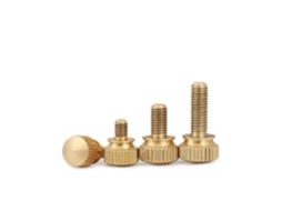 Parafusos De Latão Com Cabeça Serrilhada, M3-m8, Aperto Manual, Cobre