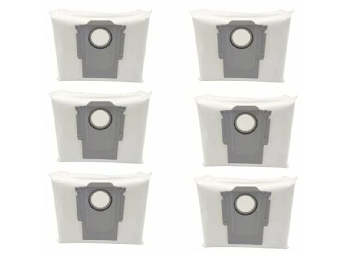 Acessórios Para Lixeira, Sacos Aspirador De Pó Roborock Q7 T8 S7 Maxv Ultra/q7 Max Tuotuo (6 Unidades)