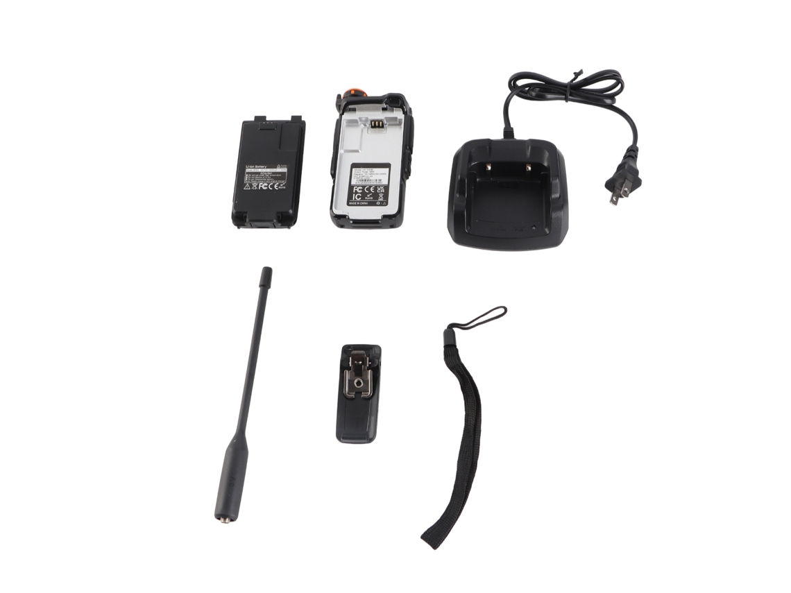 5w Intercom Vhf Uhf 2 Way Radio Am Fm Receiving Noaa Weather Alarm Built In Battery Type C Charging LAXISCREED