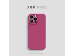 Protetor De Lente Ultrafino E Resistente A Quedas Em Silicone Líquido Com Formato De Pitaya Para Iphone 17 Pro