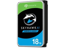 Disco Interno HDD SEAGATE Skyhawk AI (18 TB - SATA - 256 MB)