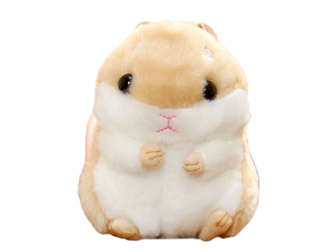 Primerox porta chaves de Hamster de Pelúcia Bonita Boneca Stuffed Animals Charm para Bolsa 10cm