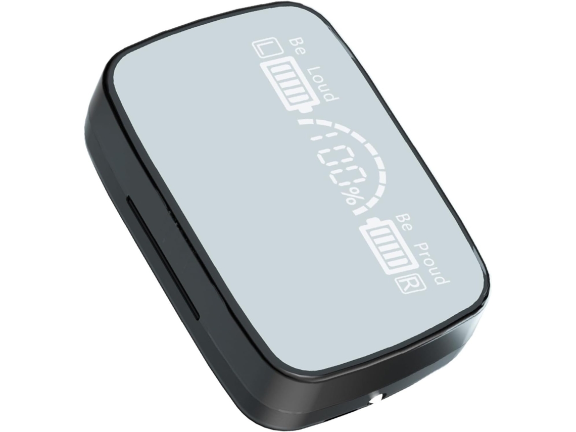 Fone De Ouvido Sem Fio Para Controle Por Toque, Esportes E Visor Led
