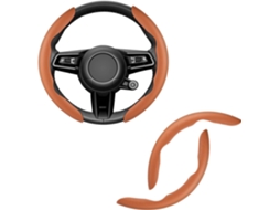 Capa Volante Couro Perfurado Ultrafino 2un, Anti derrapante Respirável Compatível Volante 38cm Acessórios Automóvel STELASPLEN