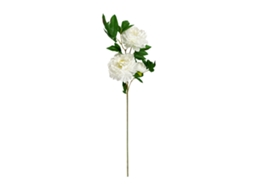 Laxiscreed Flores Artificiais Peónia Branca Pack De 10 Peças Para Decoração Doméstica