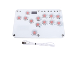Controle de Arcade EOOCOO, 13 botões, RGB, botões completos