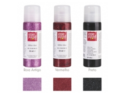 Cola Glitter Kp 50Ml Vermelho