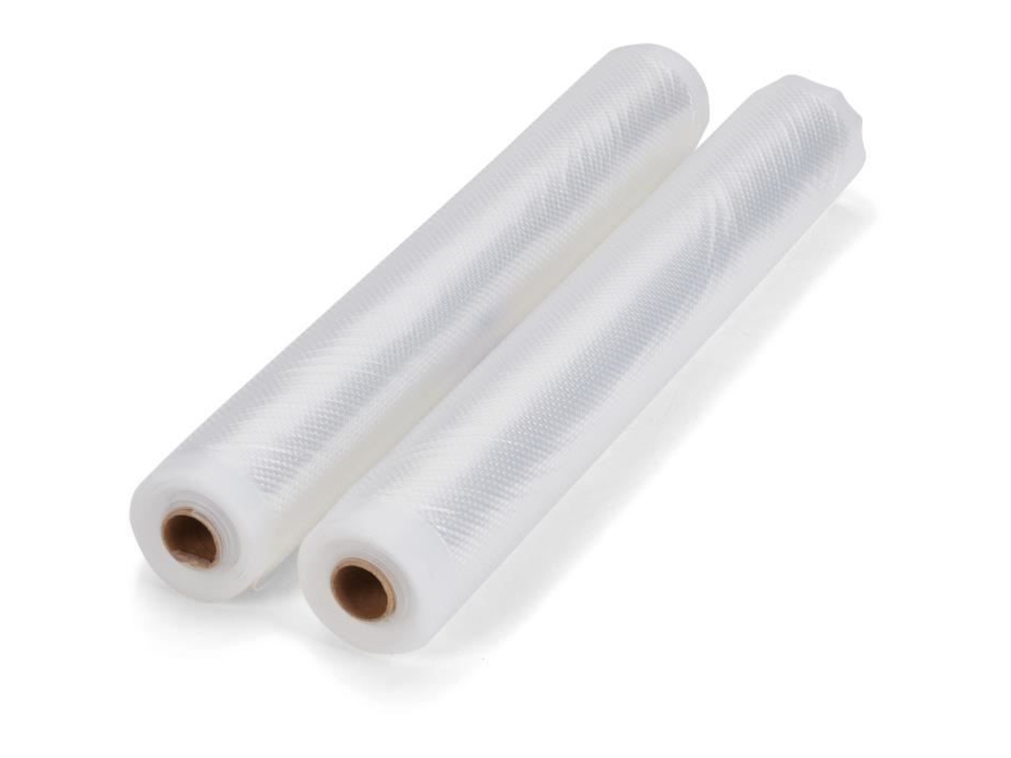 Conjunto De 2 Rolos Universais Para Vácuo Livoo Dom505 2 Rolos 28 Cm X 3 M Compatíveis Com Máquinas Universais