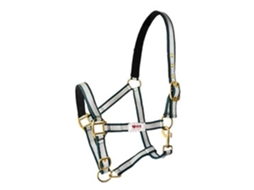 Camada Dupla Carabiner Halter Nylon Verde Fullhispano Hipica